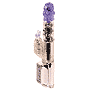 170182 - Crystal-Fantasy-HiTech-Waterproof-Rabbit - The Waterproof rabbit is a frisky little number made of silicone and complete with light up funct...